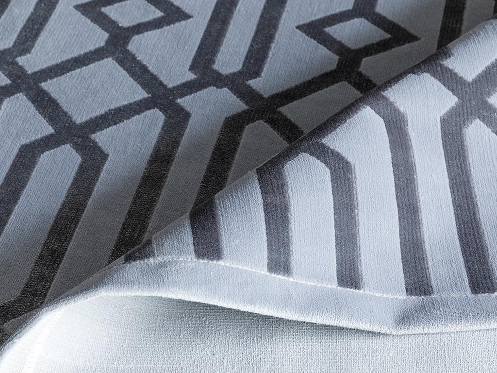 Velvet Geometric Кадифе 160x230 cm Gray