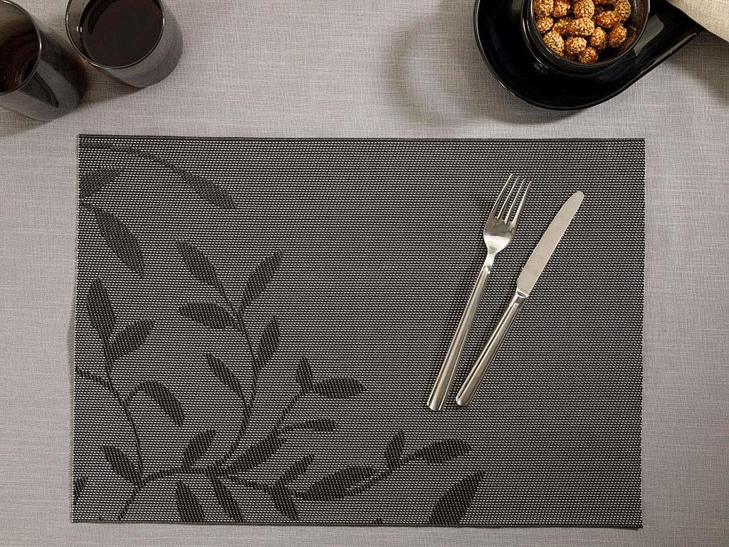 Vendy Кухненски Сервиз За 4 Бр., Pvc, Антрацит, 30 X 45 Cm