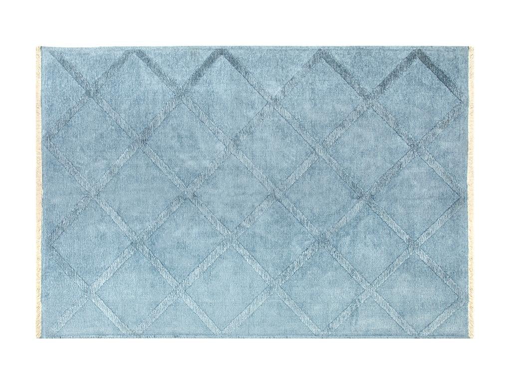 Vera Chenille Carpet 160x230 cm Navy Blue