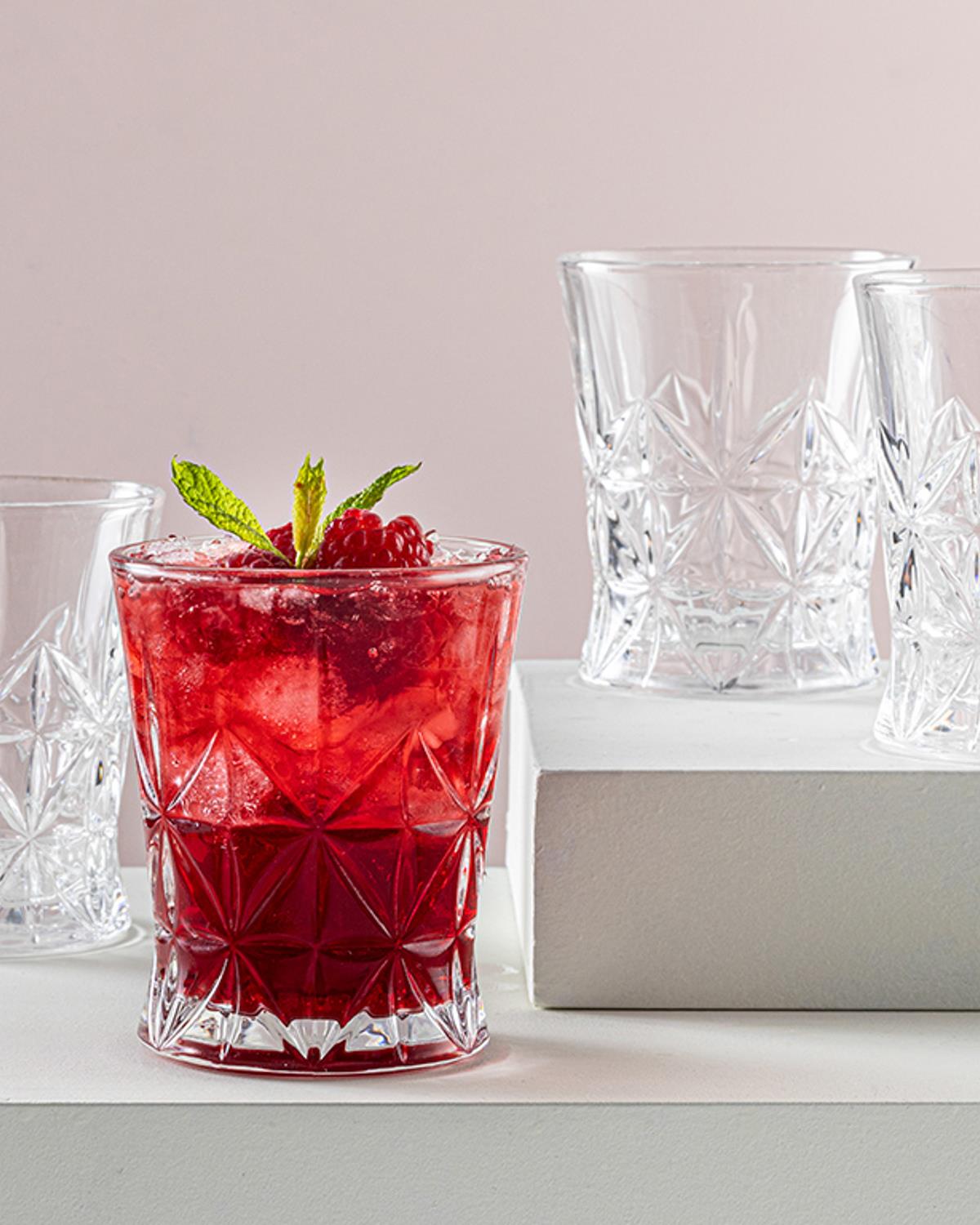 Vera Чаша 4 бр. Стъкло 260 мл Прозрачен