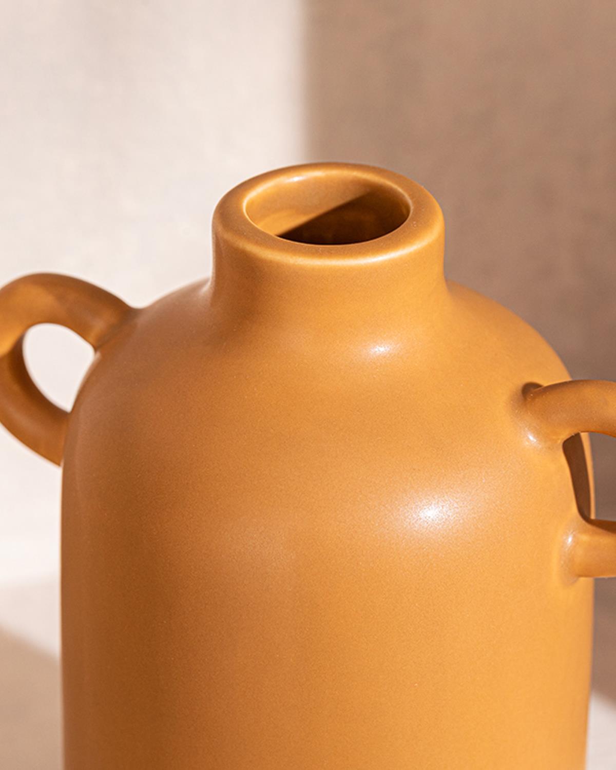 Verna Ваза Доломите, Светлокафяво., 9 X 9 X 15 Cm