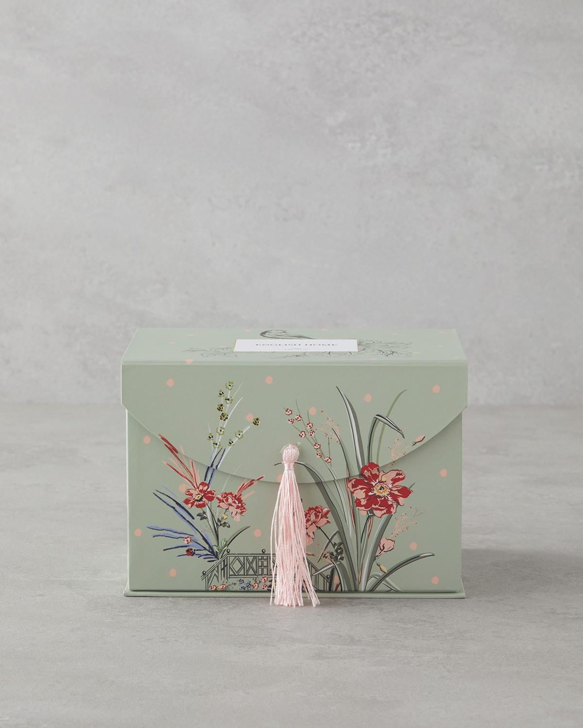 Чаша Китайски костен порцелан 460 мл Шарен