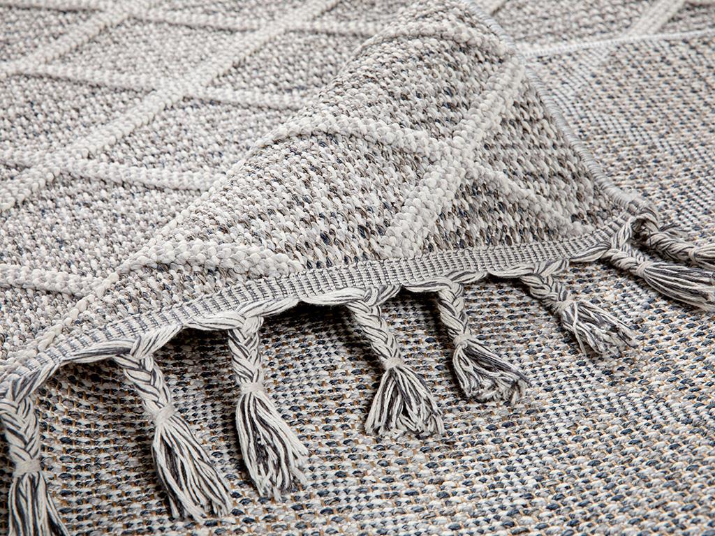 Vincent Woven Curl Carpet 120x180 cm Gray