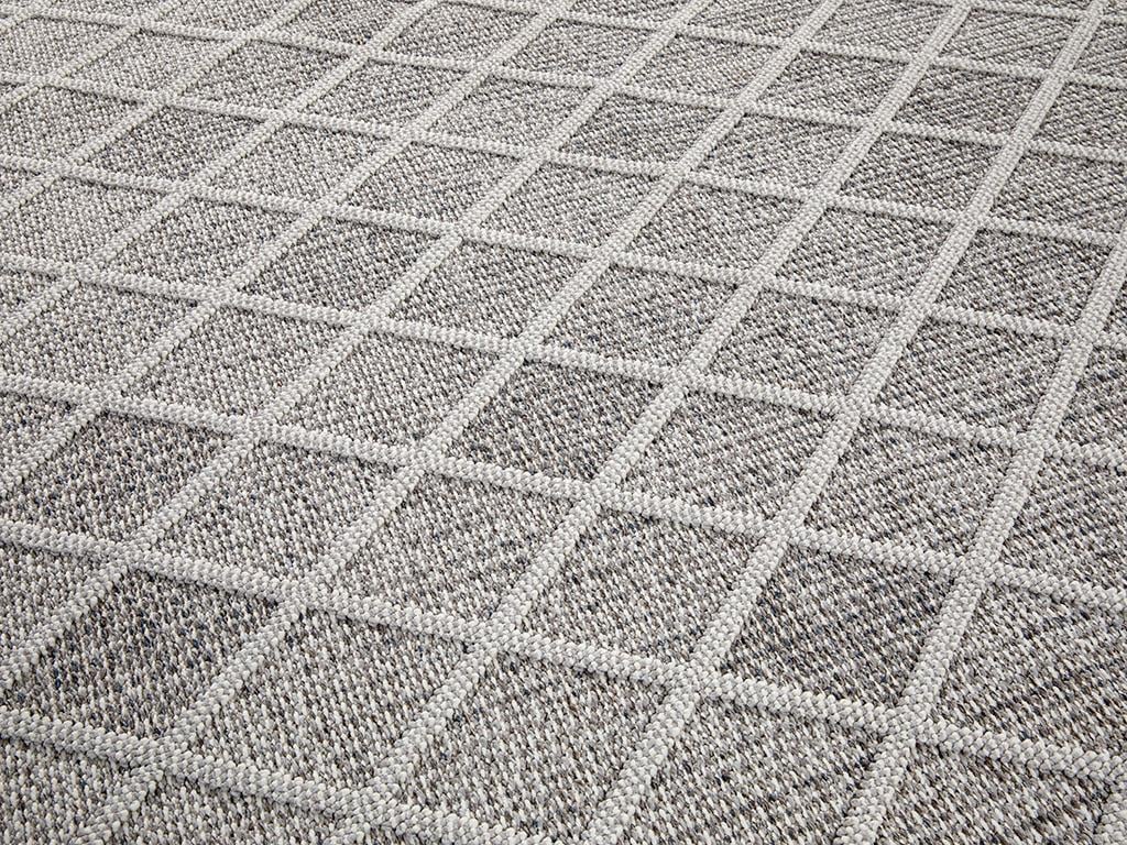 Vincent Woven Curl Carpet 160x230 cm Gray