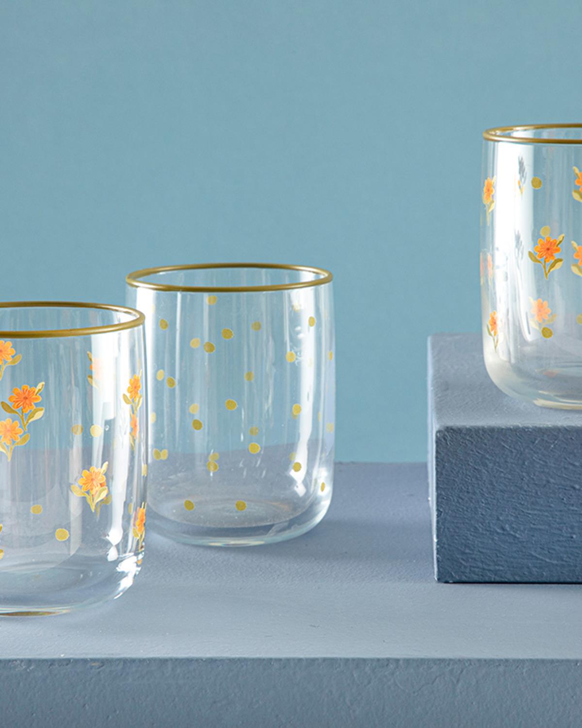 Virent Чаша За Безалкохолно 3 Бр., Стъкло, Зелено, 270 Ml