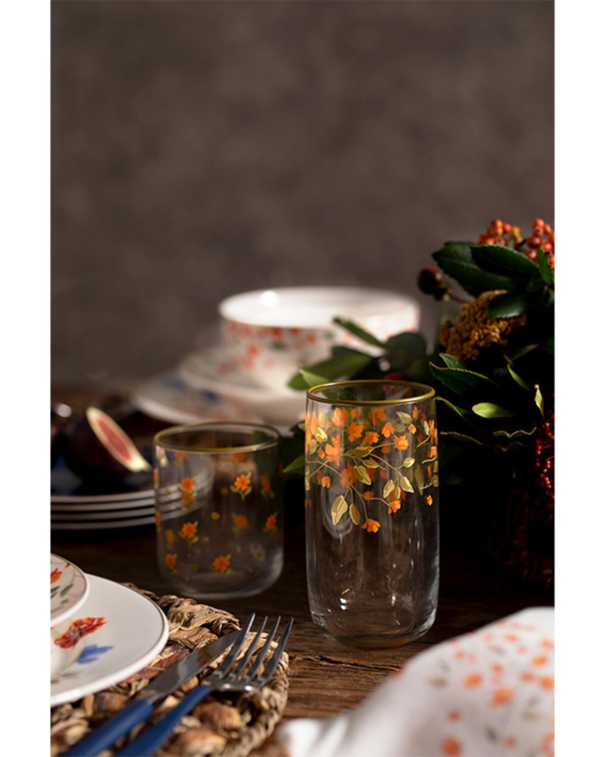 Virent Чаша За Безалкохолно 3 Бр., Стъкло, Зелено, 270 Ml