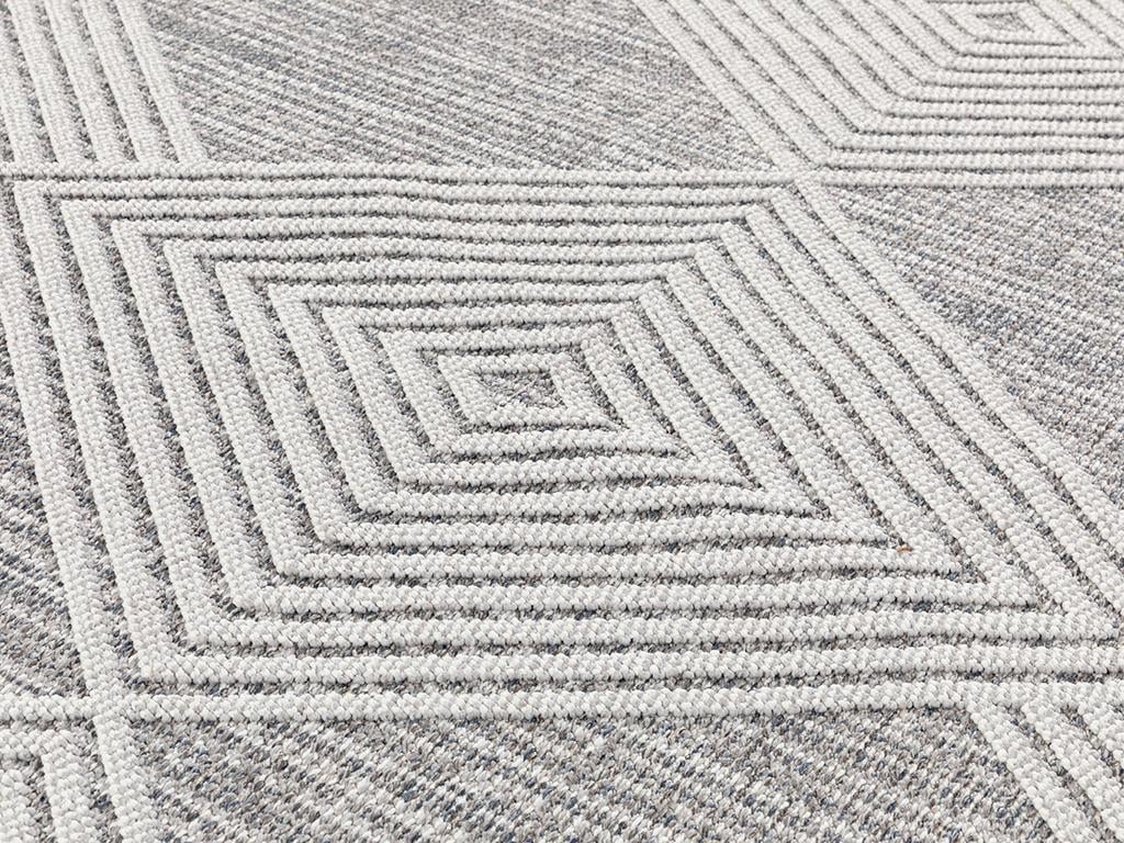 Visterya Woven Curl Carpet 160x230 cm Gray