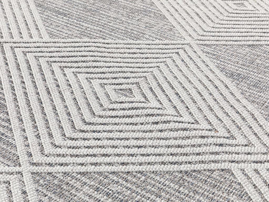 Visterya Woven Curl Carpet 200x290 Gray