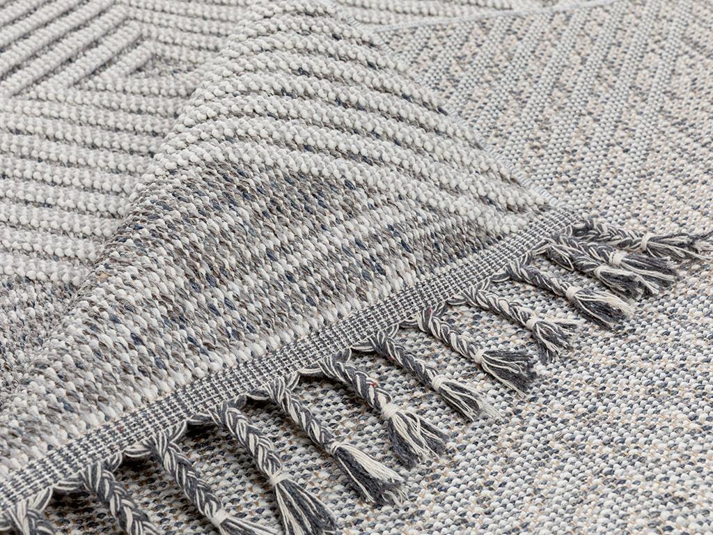 Visterya Woven Curl Carpet 200x290 Gray
