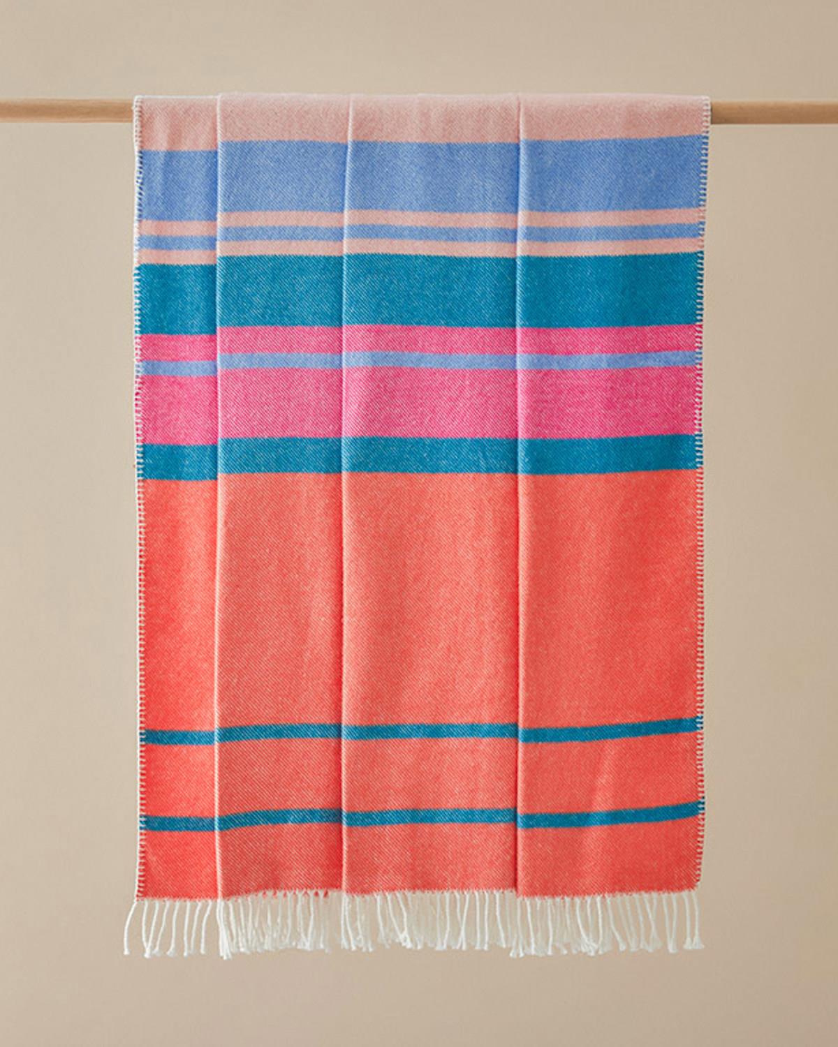 Vivacious Одеяло Двоен Памучен с брокат 200x220 см Оранжев