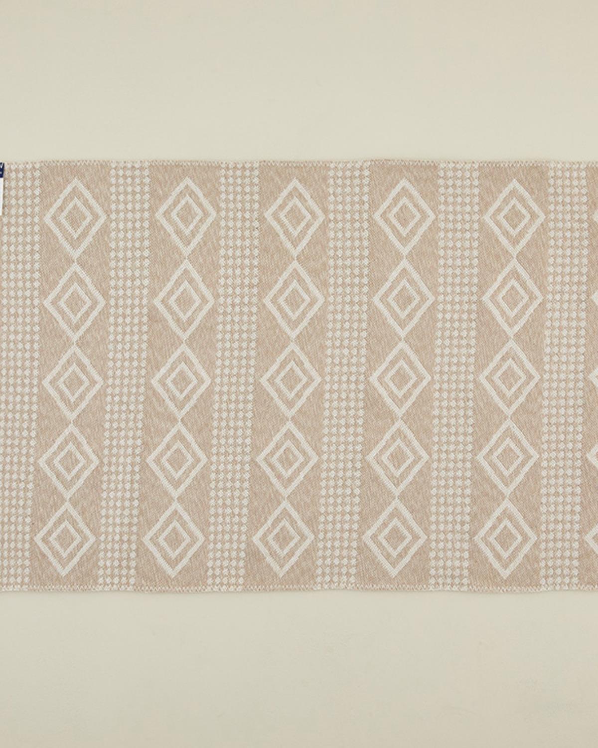 Vortex Тъкан Килим Тъкан 80x150 cm Бежов