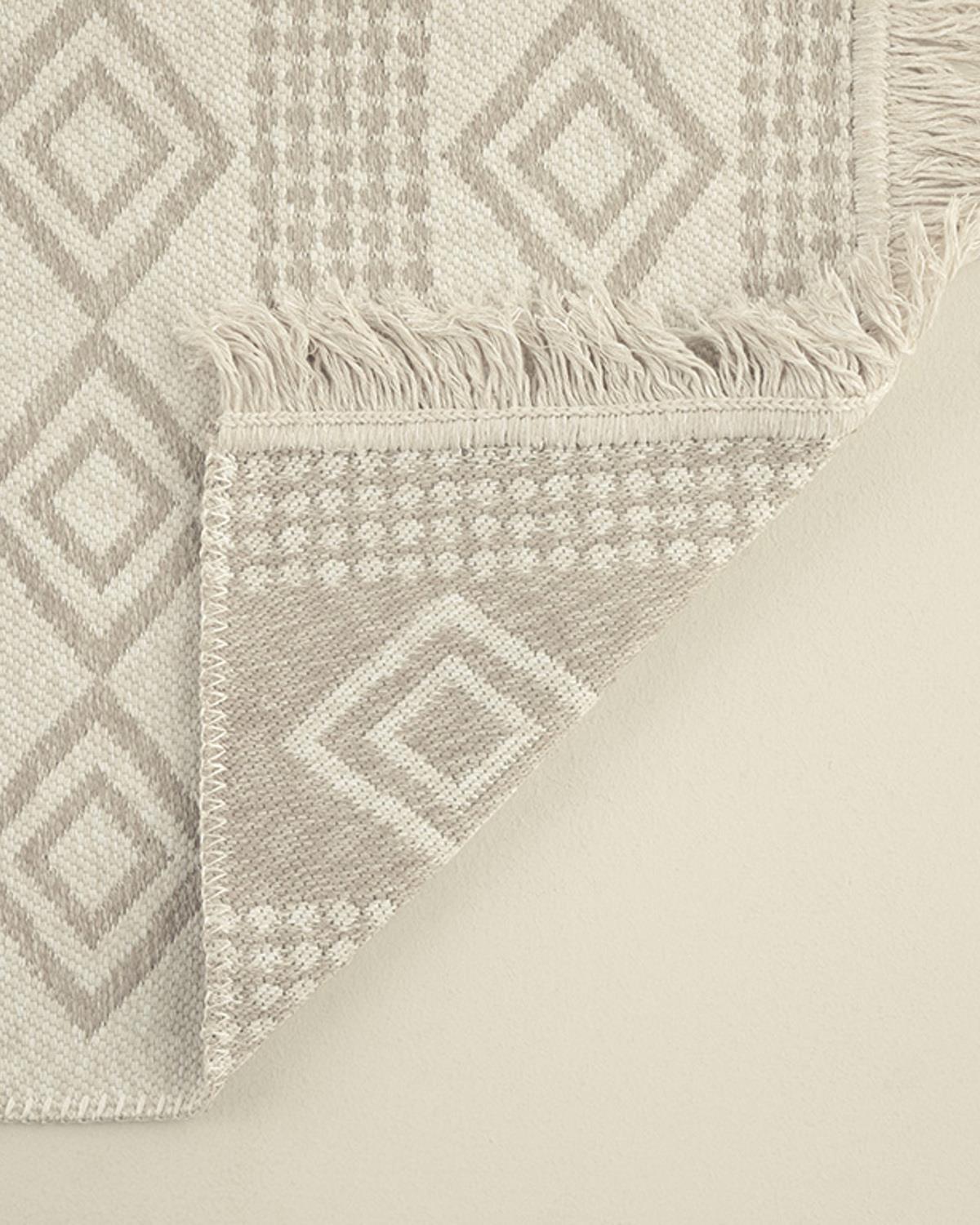 Vortex Тъкан Килим Тъкан 80x150 cm Бежов