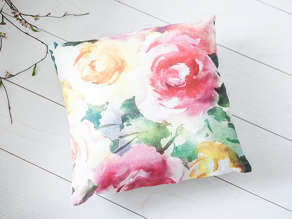Water Rose ВЪЗГЛАВНИЦА Дигитална щампа 45x45 cm Pink