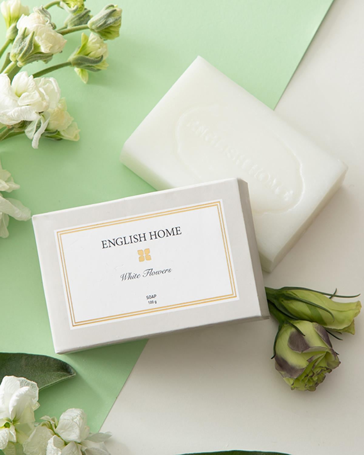 White Flowers Твърд Сапун 100 г Бежов