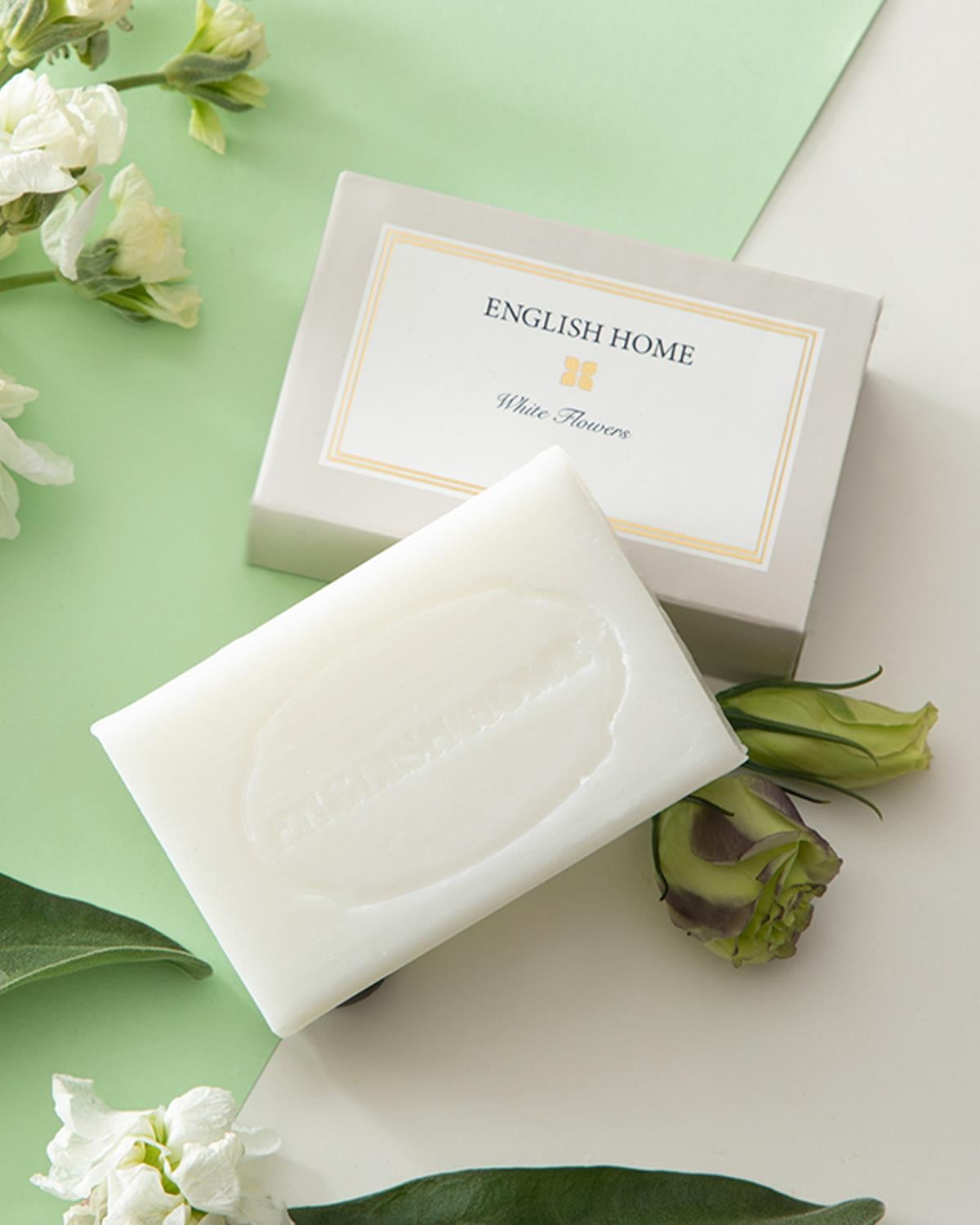 White Flowers Твърд Сапун 100 г Бежов