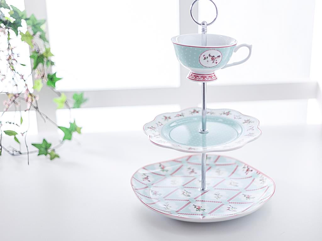Winter Dream СЕРВИЗ НА ЕТАЖИ Порцелан . Blue.