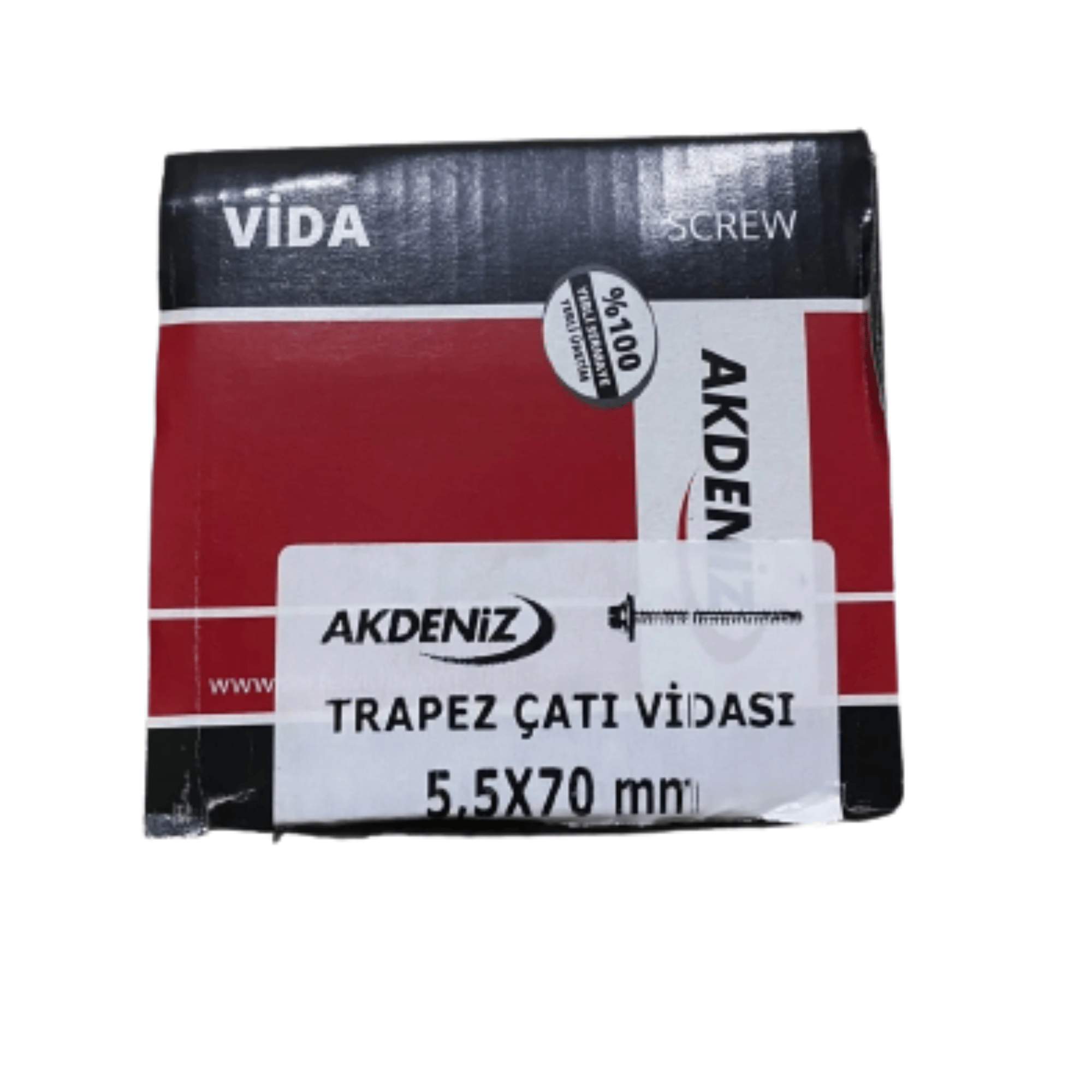 AKDENİZ TRAPEZ ÇATI VİDASI 5.5x70 (200 AD.)