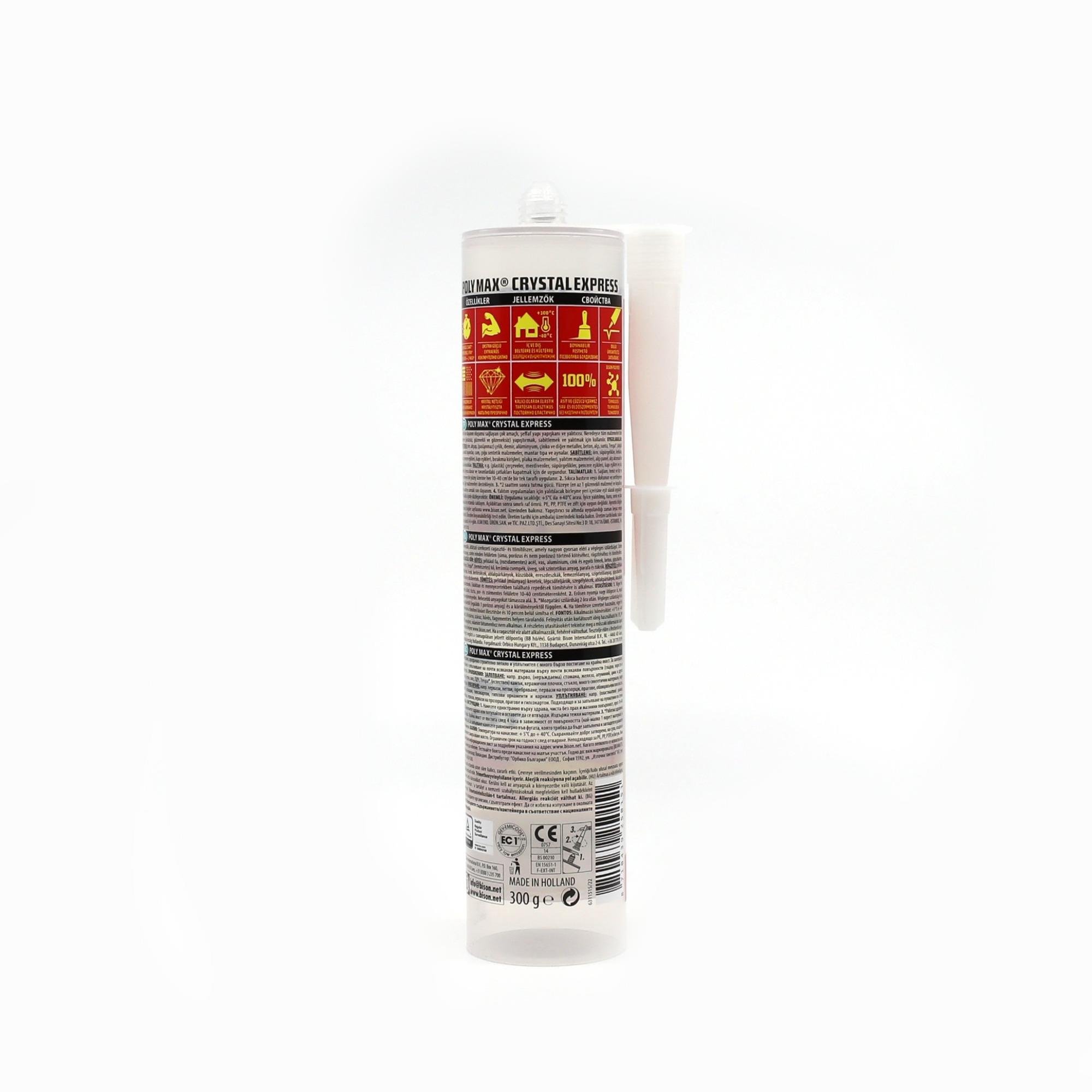 BİSON POLYMAX CRYSTAL MS-POLYMER 300 GR ŞEFFAF