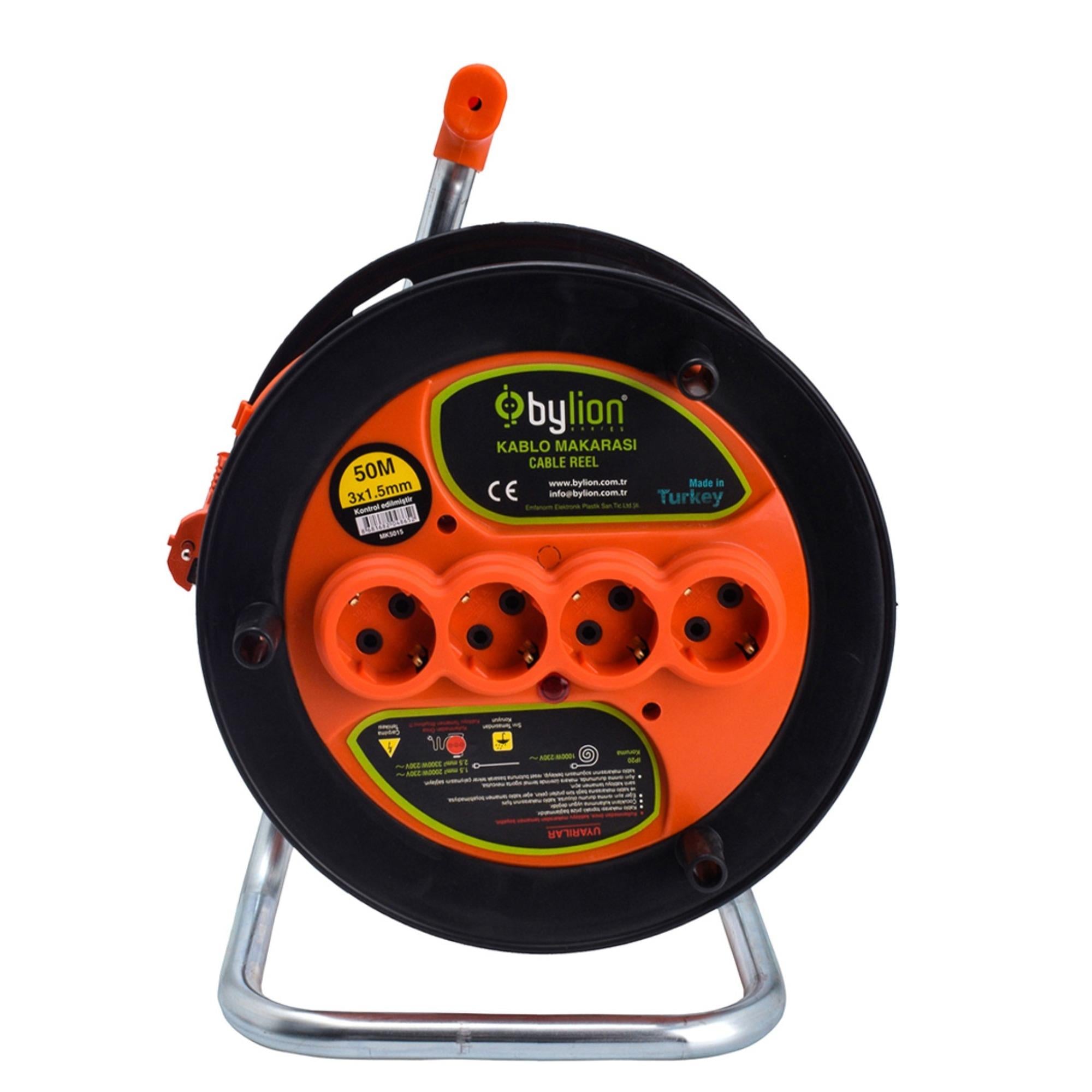 BYLİON SEYYAR KABLO 3x1.5 MM 50 MT (MK5015)