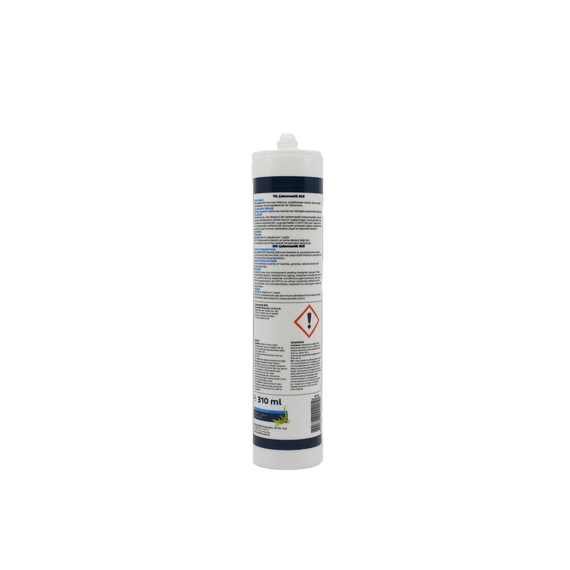 ÇEKO MERMER SİLİKON 310 ML ŞEFFAF (805)