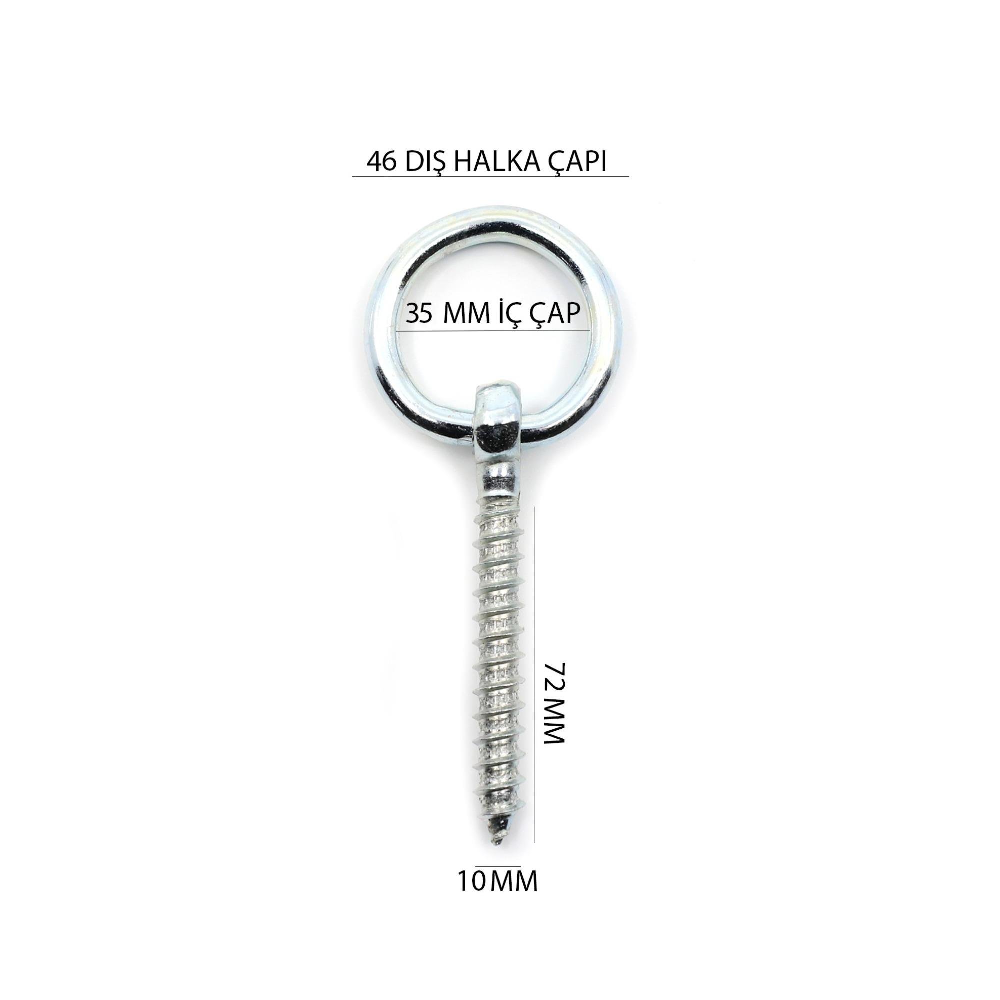 ÇINAR HALKALI VİDA 10x130 MM KOD:259