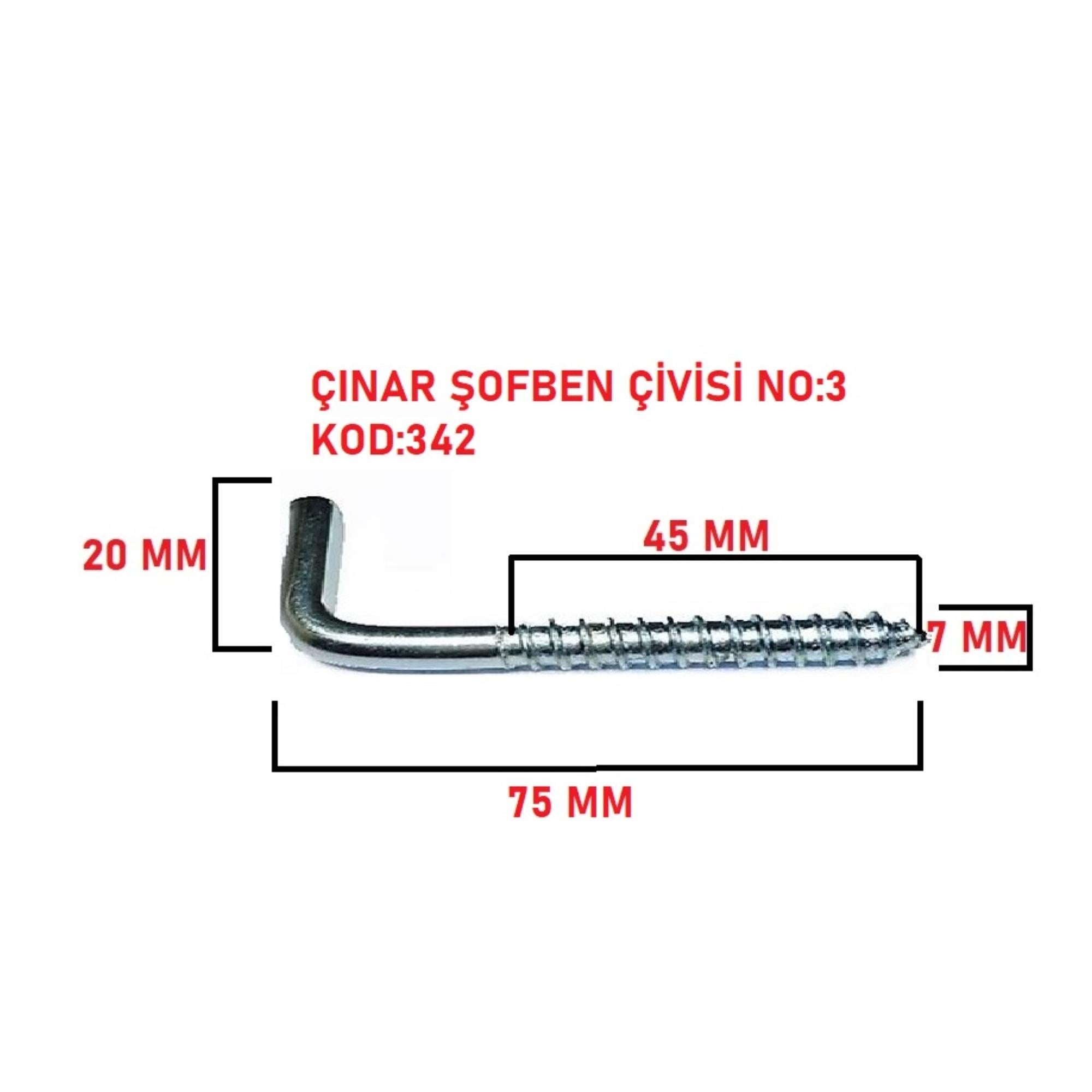 ÇINAR ŞOFBEN ÇİVİSİ NO:3 KOD:342
