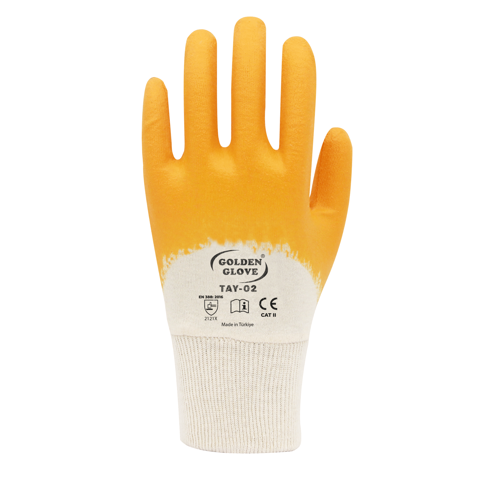 GOLDEN GLOVE TAY-02 NİTRİL ELDİVEN SARI NO:10