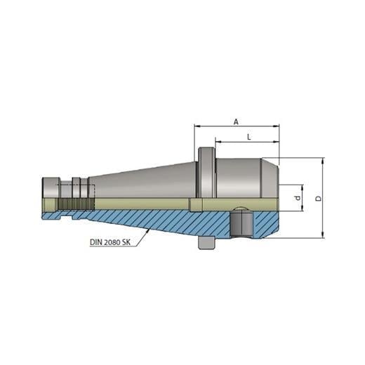 Heikenei Din2080 SK40 Veldon Tutucu
