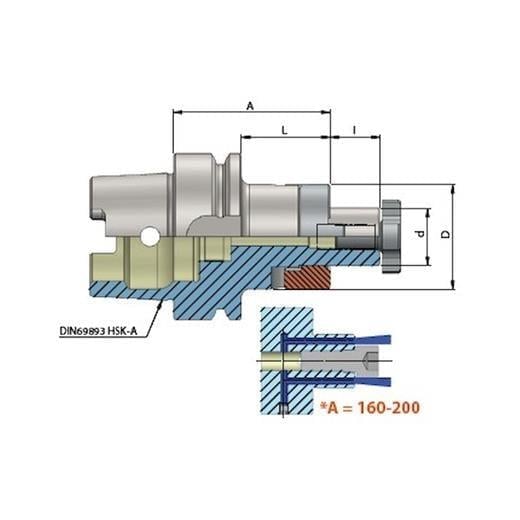 Heikenei HSK100-A İçten Soğutmalı Kombine Malafa Din69893-1