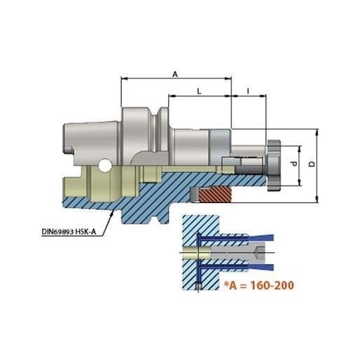 Heikenei HSK100-A İçten Soğutmalı Kombine Malafa Din69893-1