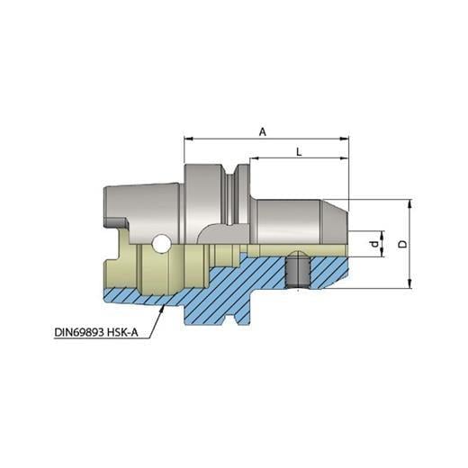 Heikenei HSK50-A Veldon Tutucu Din69893-1