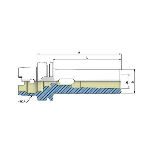 Heikenei HSK63-A Mors Adaptörü Din69893-1