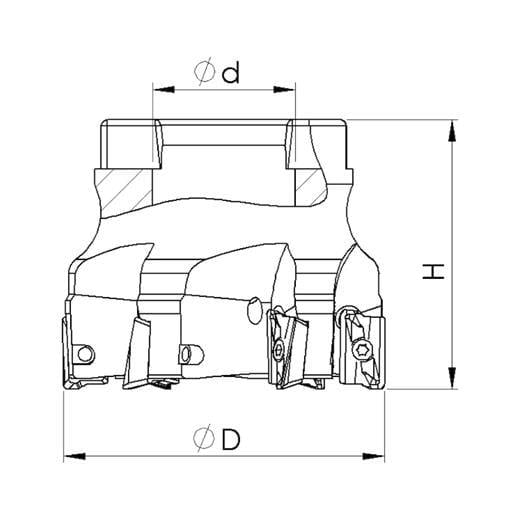 Heikenei R390 11T3 Sndvk Tarama Başlığı