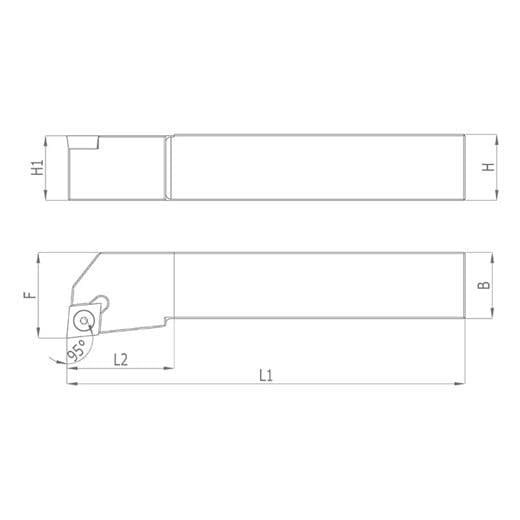 Heikenei Sclcr Ccmt 0602/09T3/1204 Dış Çap Tornalama Kateri