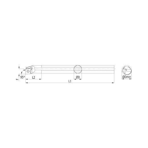 Heikenei Sclcr Ccmt 0602/09T3/1204 İç Çap Tornalama Kateri