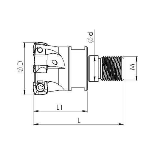 Heikenei Sdkx 0904/1205 Lmn Vidalı Tarama Başlığı