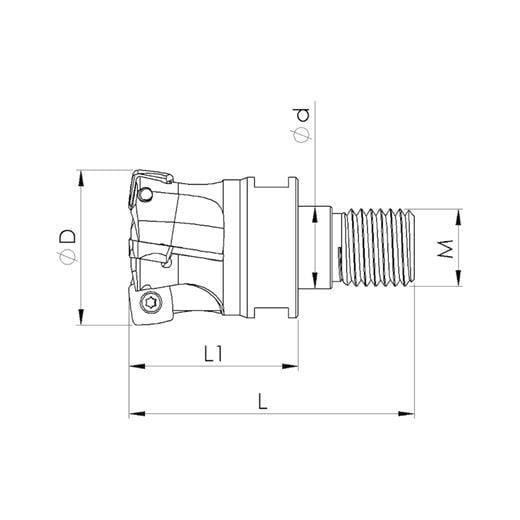Heikenei Sdmx 09T3 Plbt Vidalı Tarama Başlığı