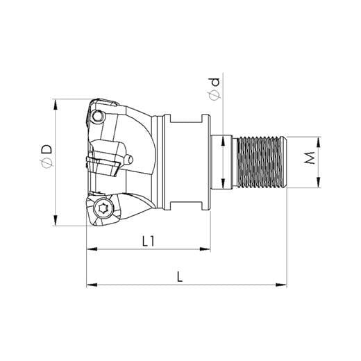 Heikenei Somt 1004/1404 Kycr Vidalı Tarama Başlığı