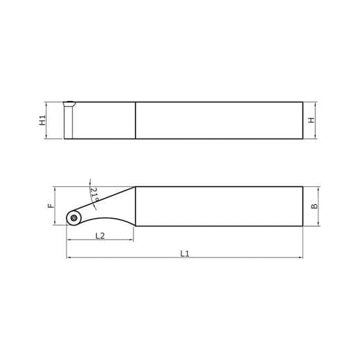 Heikenei Srhcl Rcmt 0803/10T3/1204 Sol Dış Çap Tornalama Kateri