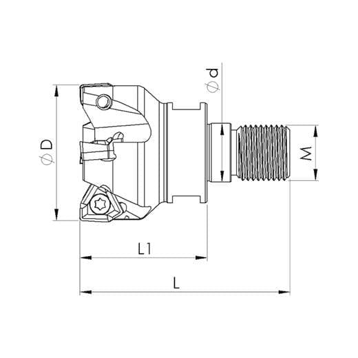 Heikenei Xnkt 0805 Krly Vidalı Tarama Başlığı