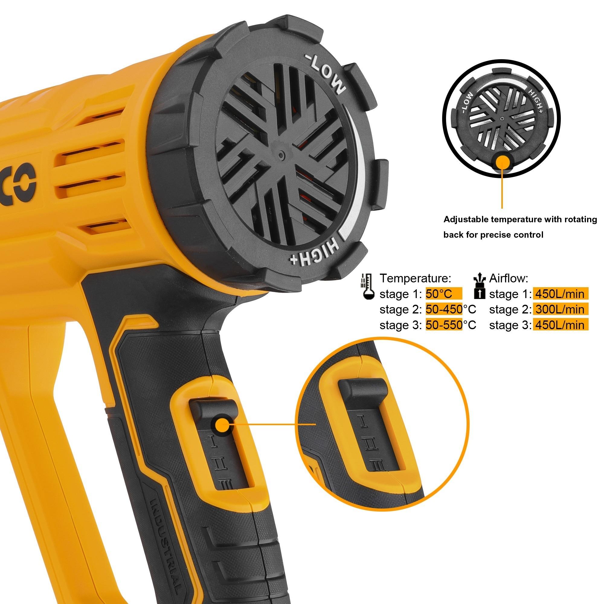 İNGCO HG200047 SICAK HAVA TABANCASI 2000 W
