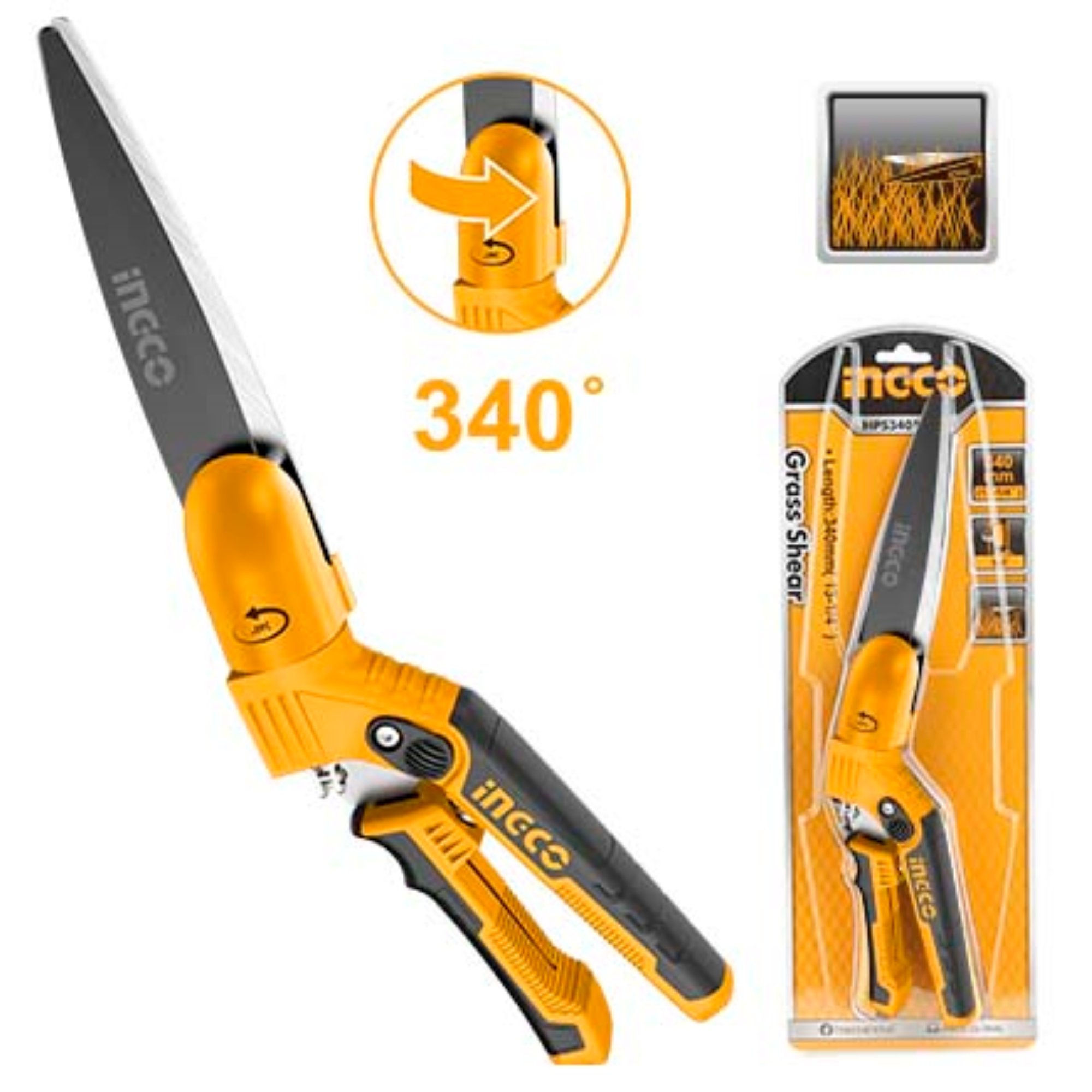 İNGCO HPS3401 ÇİM KESME MAKASI 340 MM