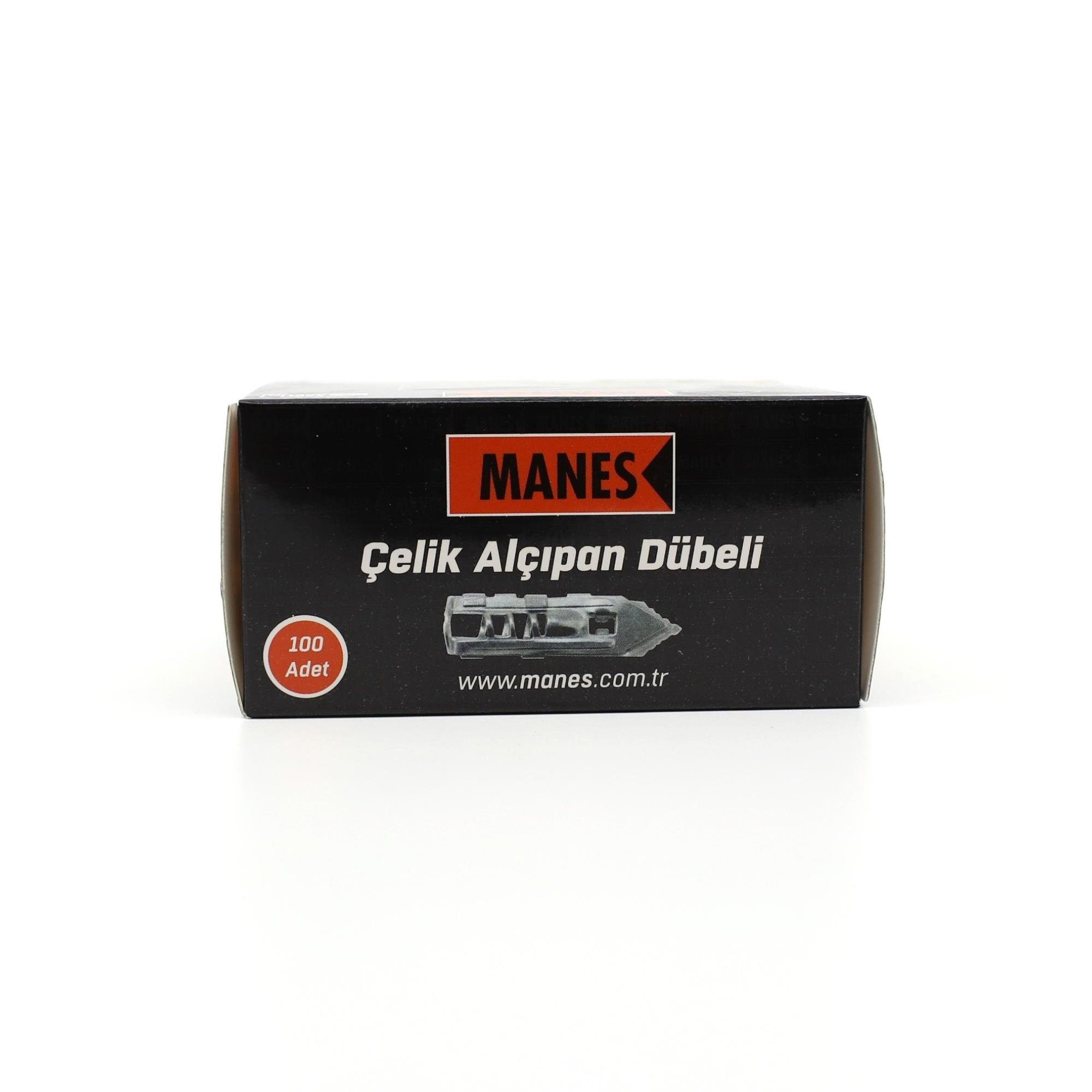 MANES ÇELİK ALÇIPAN DUBELİ KISA (100 ADET)