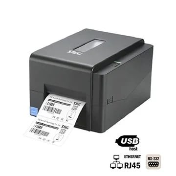 Matbaa & Baskı - Cihaz ve MakinalarıAkbarkodTSC TE-210 Masaüstü Barkod / Etiket Yazıcı (ETH)
