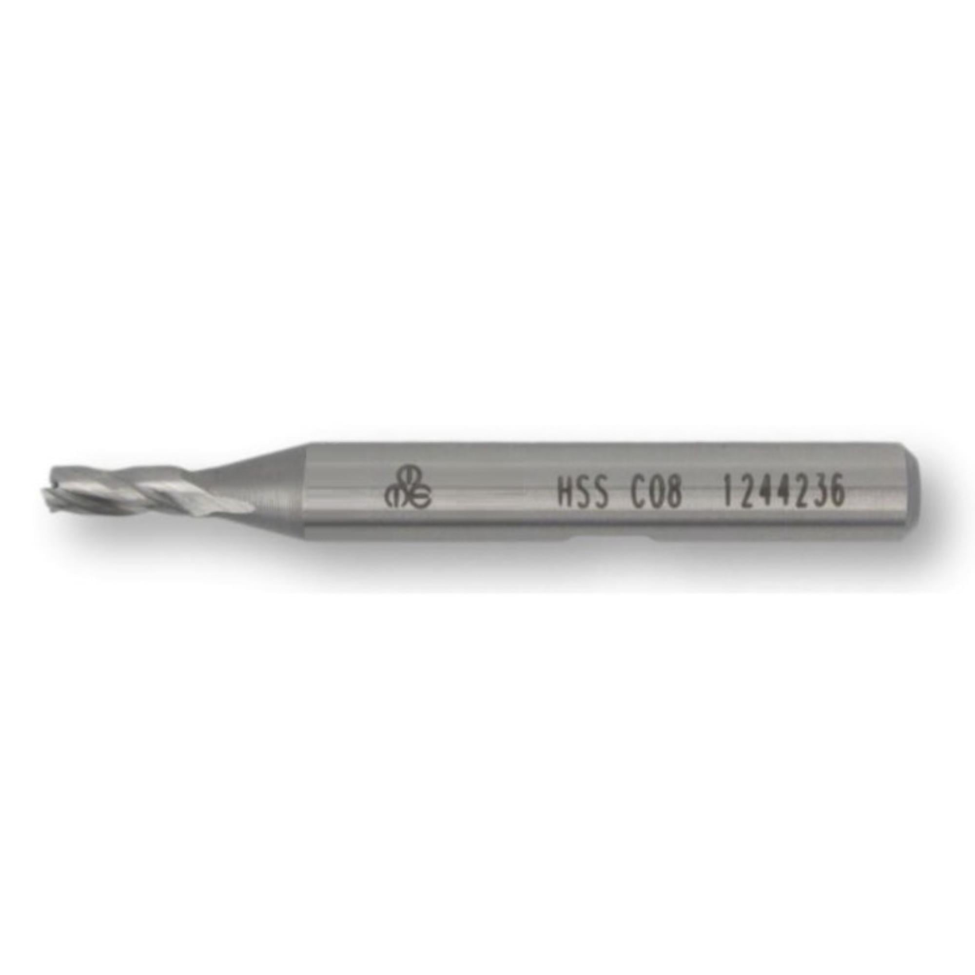 MTE HSSE SİLİNDİRİK PARMAK FREZE KISA DIN844 6 MM