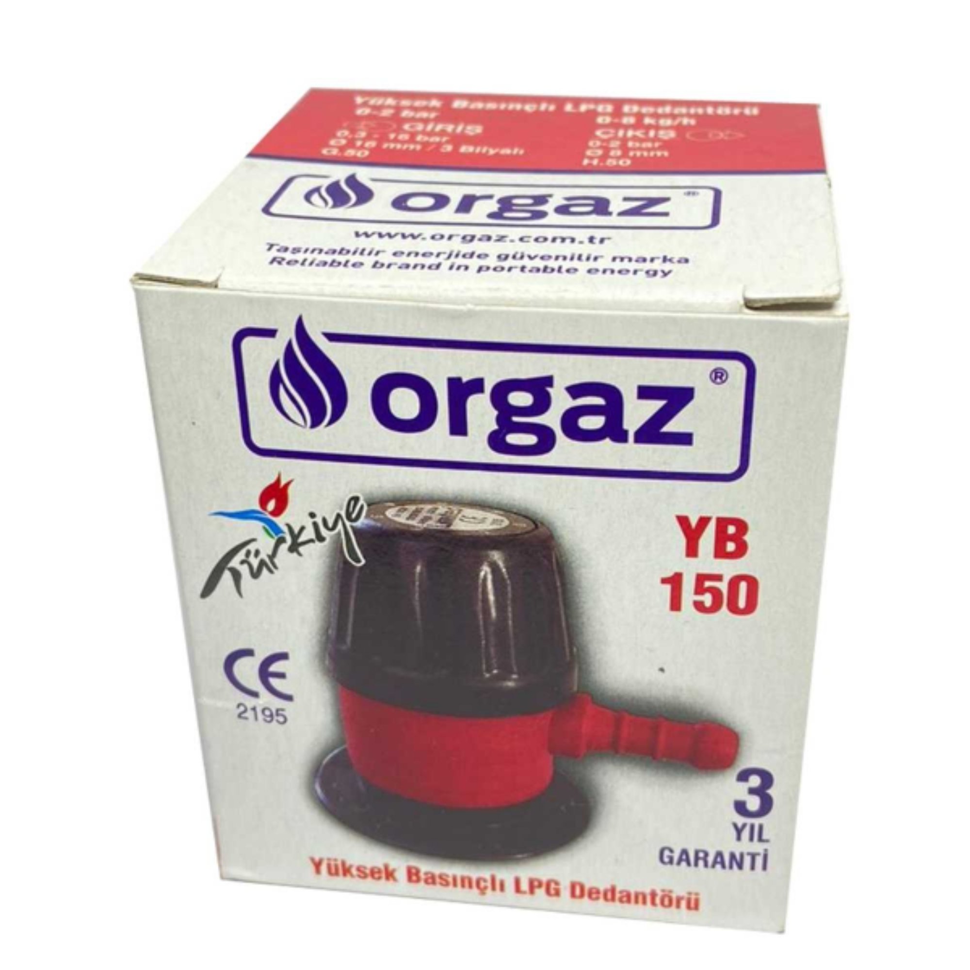 ORGAZ YÜKSEK BASINÇLI LPG DEDANTÖR (YB-150)