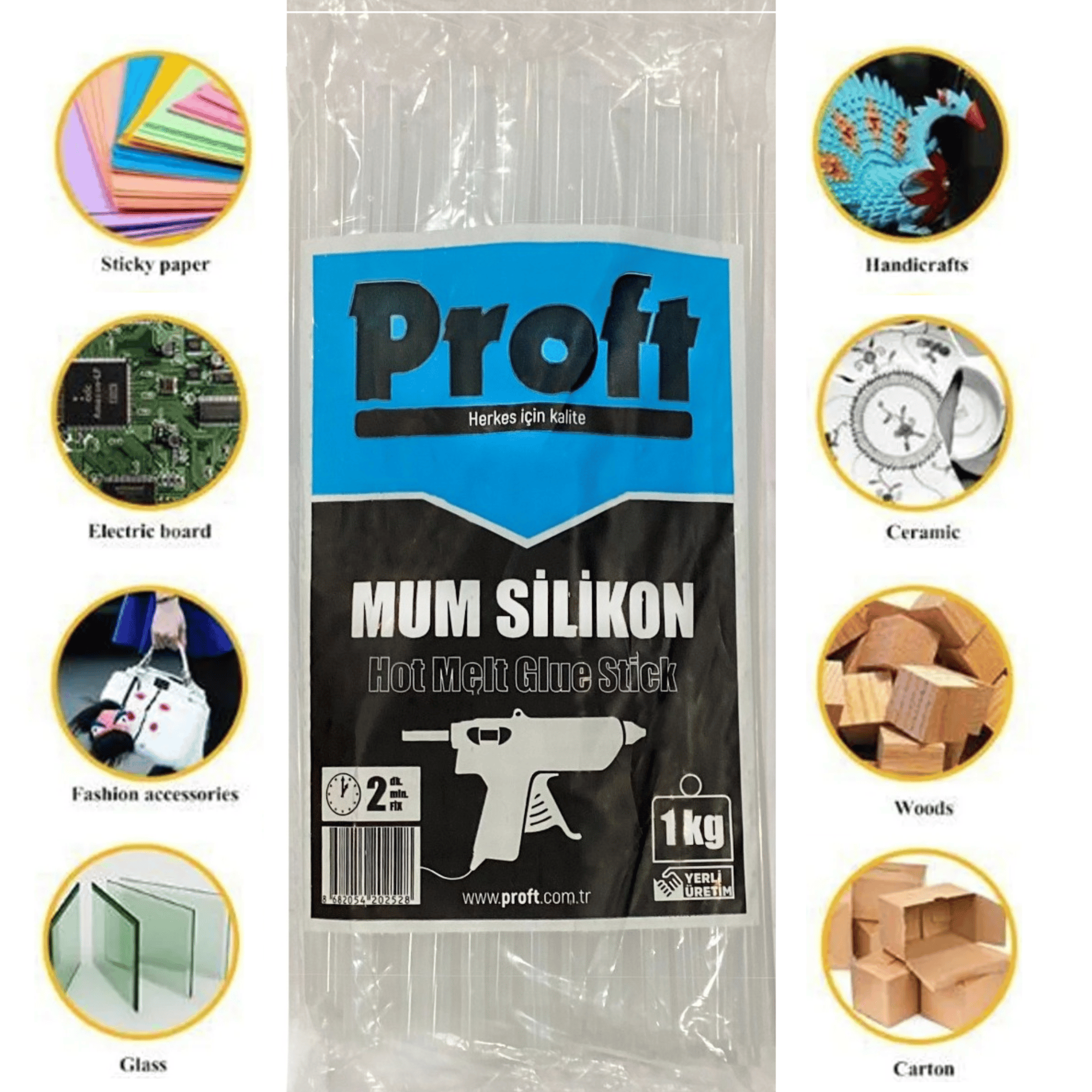 PROFT MUM SİLİKON ŞEFFAF (POŞETLİ) İNCE