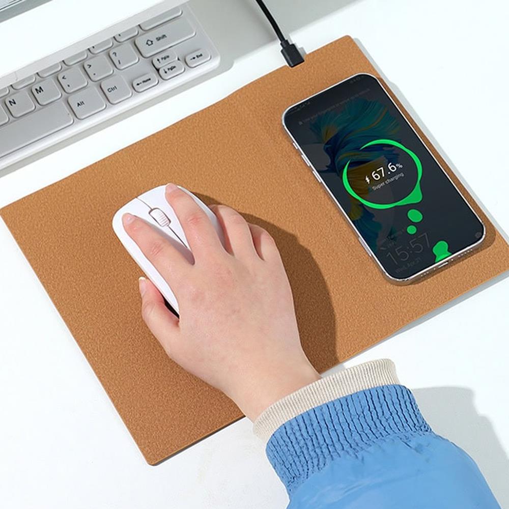 Wireless Deri Mouse Pad