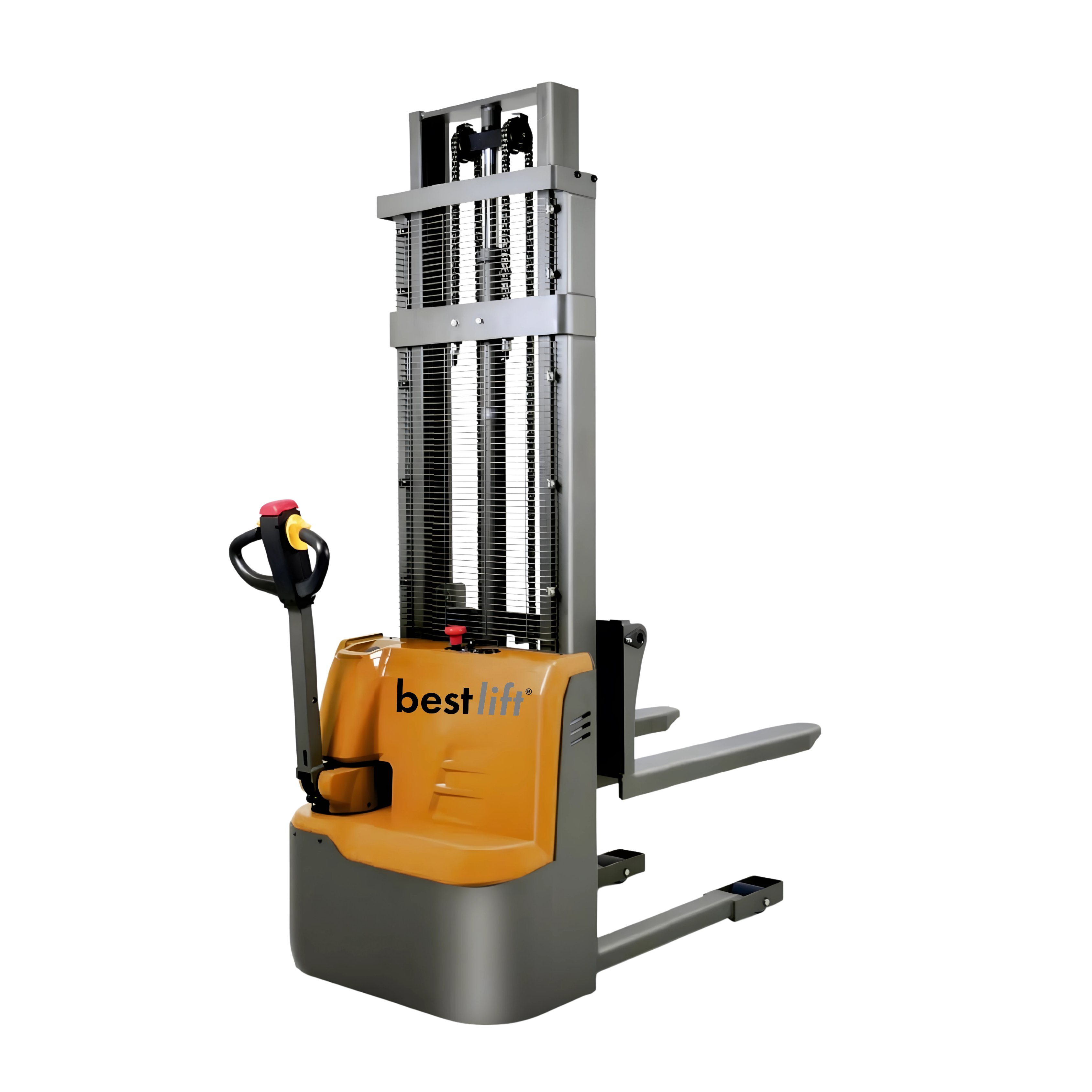 Yük Taşıma ve Kaldırma EkipmanlarıÇELİKBİLEK1,5 Ton 3 Metre Akülü İstif Makinası Çatalları Ayarlanabilir Model