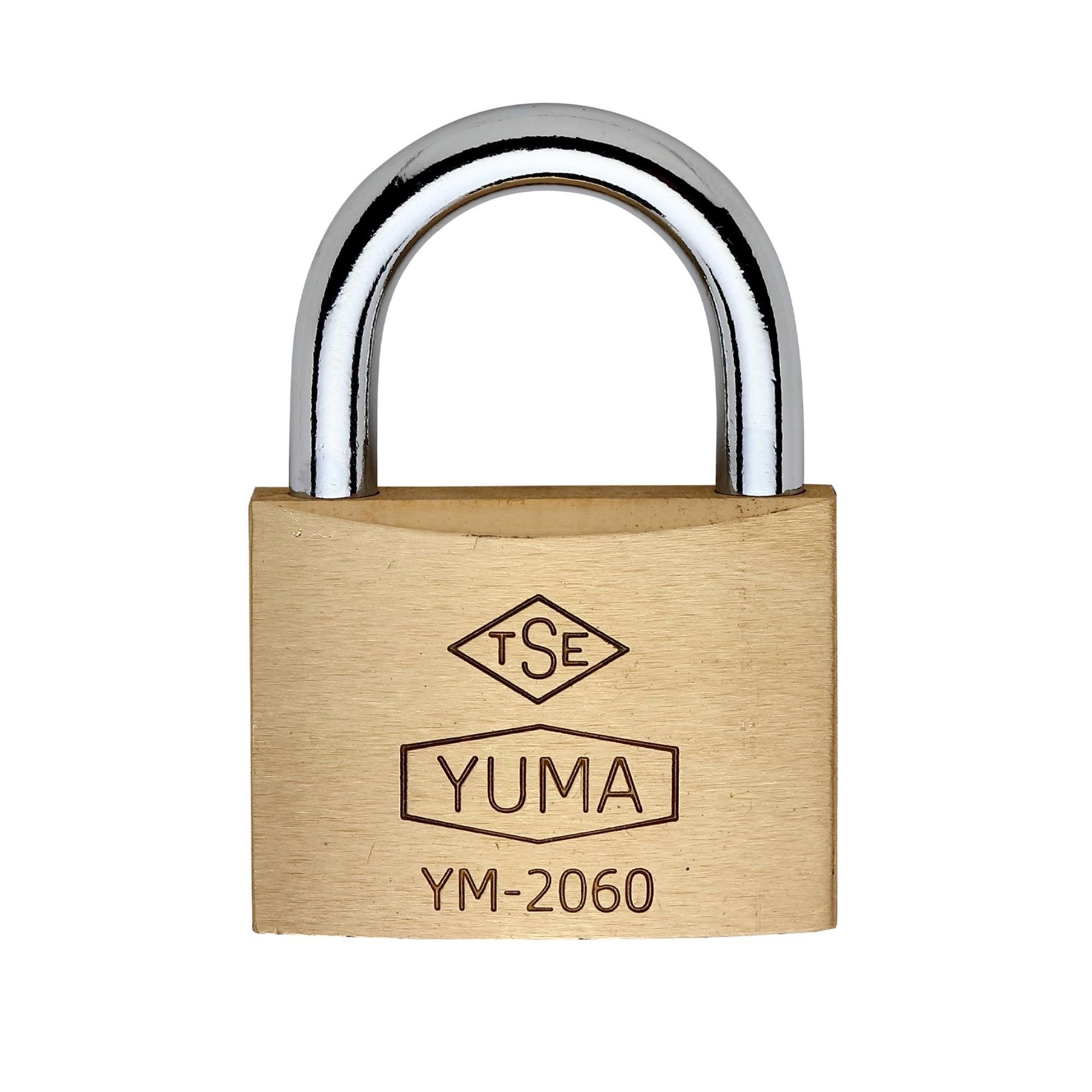 YUMA PİRİNÇ ASMA KİLİT 60 MM YM-2060